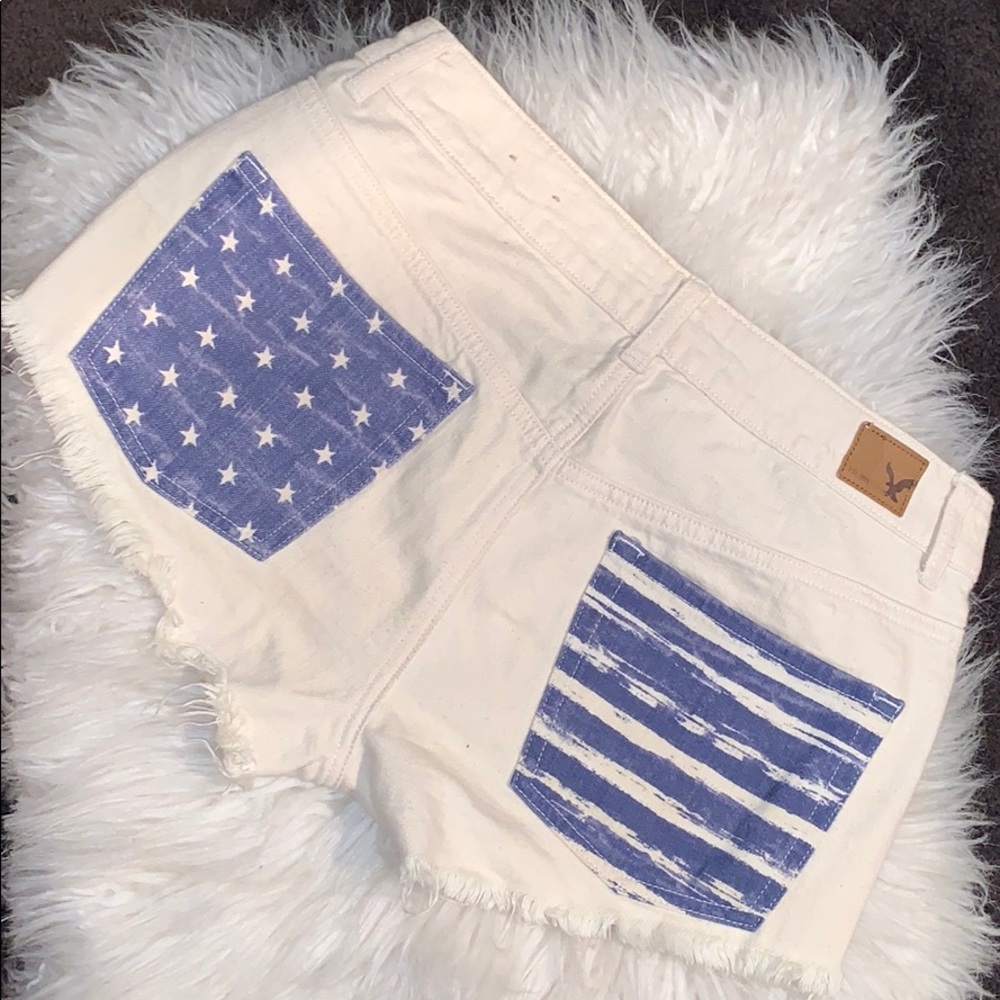 PATRIOTIC JEAN SHORTS